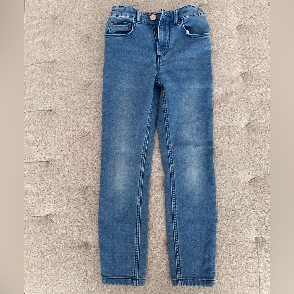 EUC GIRLS JOULES SIZE 7-8 adjustable light wash jeans girl’s jeans